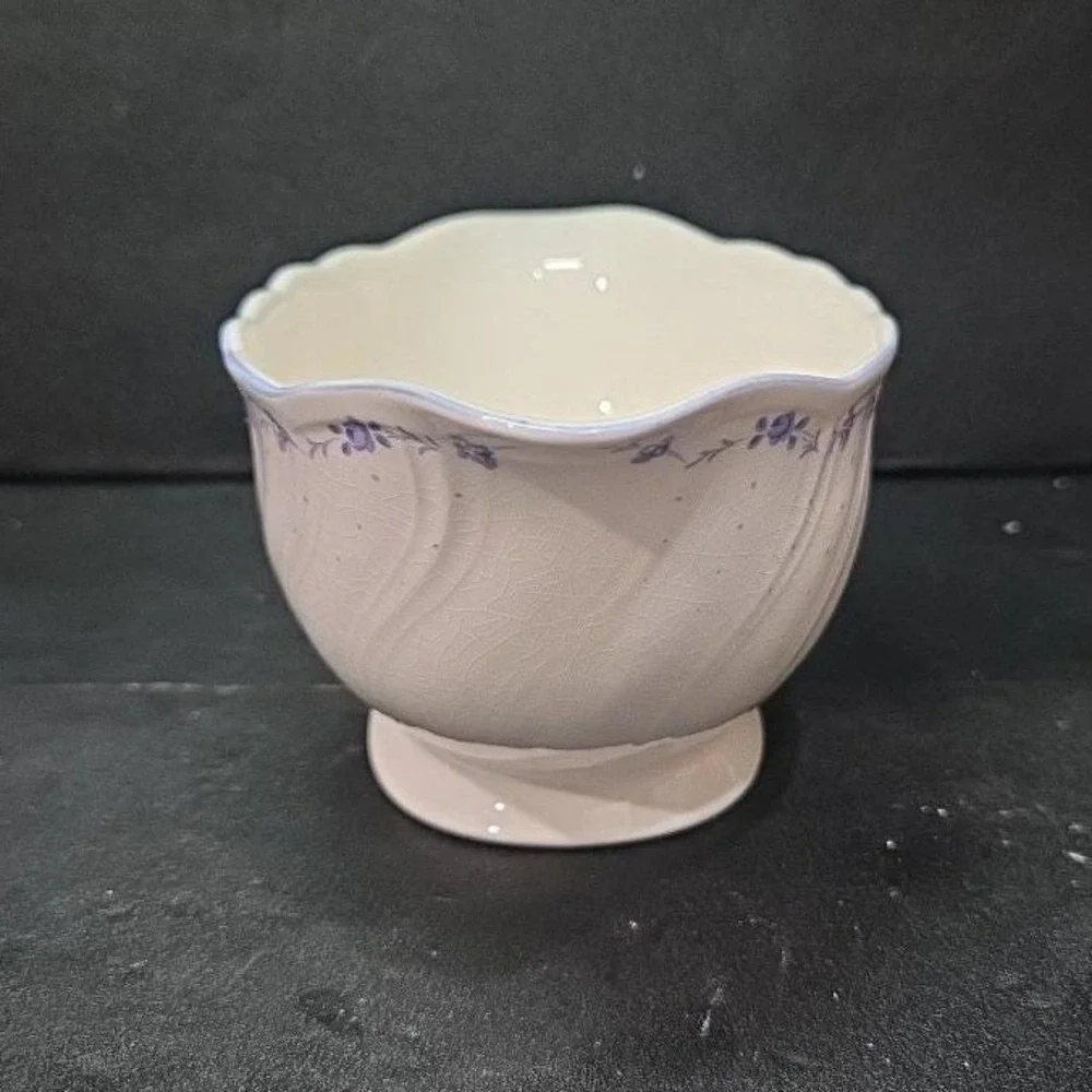Nikko Blue Peony Gravy Boat, Vintage Blossomtime Fine Tableware Floral Serveware